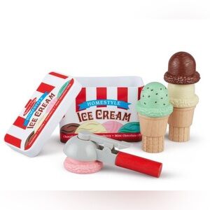 Melissa & Doug Ice Cream Cone Scoop & Stack Playset